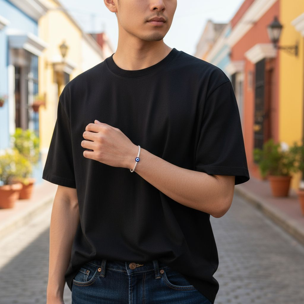 EVIL EYE MENS BRACELET